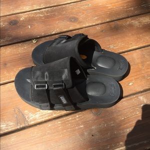 Suicoke Black KAW-VS Sandals